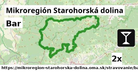 Bar, Mikroregión Starohorská dolina