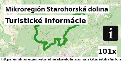 Turistické informácie, Mikroregión Starohorská dolina