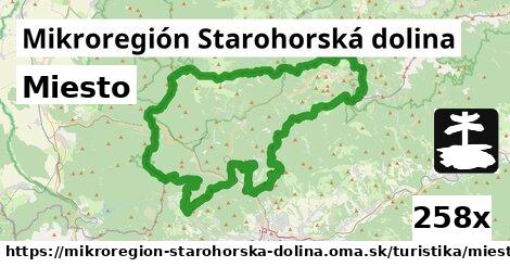 Miesto, Mikroregión Starohorská dolina