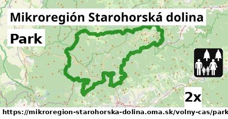 Park, Mikroregión Starohorská dolina