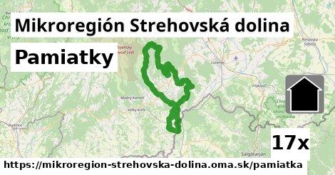 pamiatky v Mikroregión Strehovská dolina