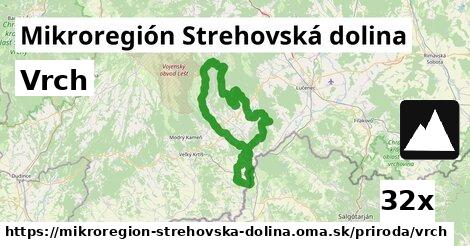 Vrch, Mikroregión Strehovská dolina