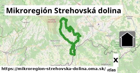 Vodárenská veža, Mikroregión Strehovská dolina