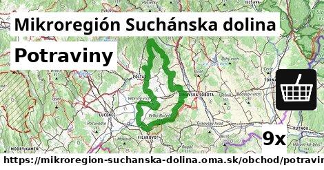 Potraviny, Mikroregión Suchánska dolina