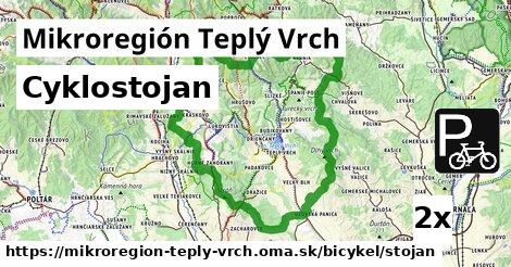 Cyklostojan, Mikroregión Teplý Vrch