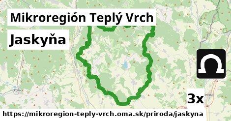 Jaskyňa, Mikroregión Teplý Vrch