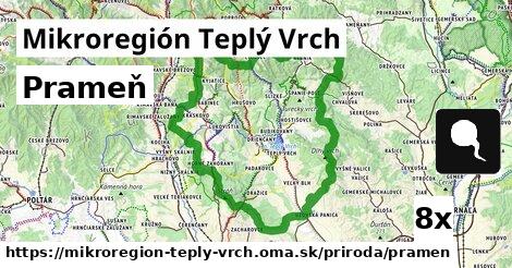 Prameň, Mikroregión Teplý Vrch