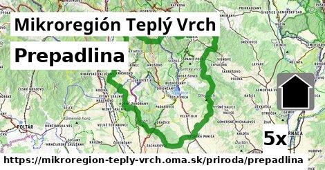 Prepadlina, Mikroregión Teplý Vrch