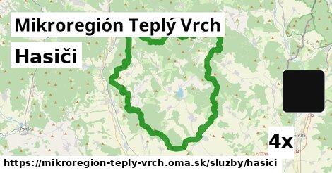 Hasiči, Mikroregión Teplý Vrch