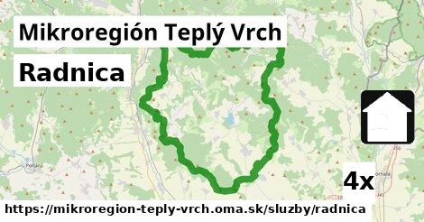 Radnica, Mikroregión Teplý Vrch