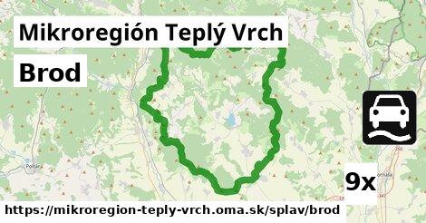 Brod, Mikroregión Teplý Vrch