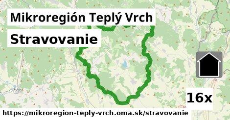 stravovanie v Mikroregión Teplý Vrch