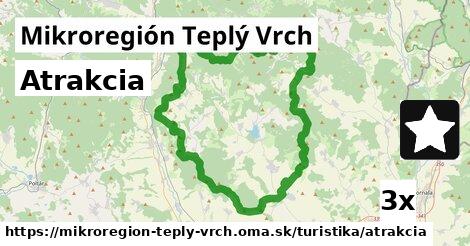 Atrakcia, Mikroregión Teplý Vrch