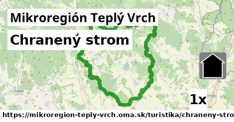 Chranený strom, Mikroregión Teplý Vrch