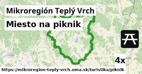 Miesto na piknik, Mikroregión Teplý Vrch