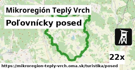 Poľovnícky posed, Mikroregión Teplý Vrch