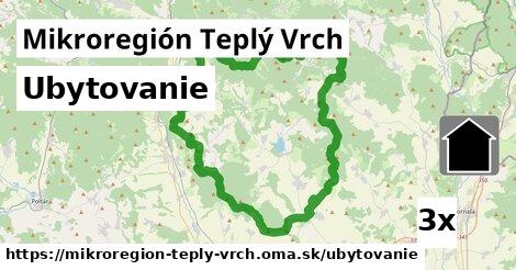 ubytovanie v Mikroregión Teplý Vrch