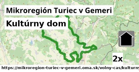 Kultúrny dom, Mikroregión Turiec v Gemeri