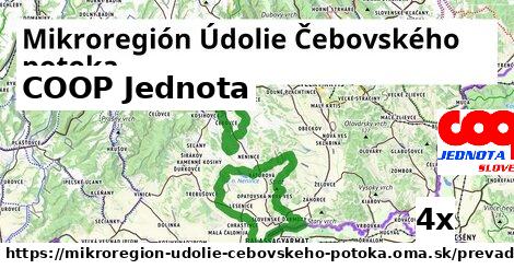 COOP Jednota, Mikroregión Údolie Čebovského potoka