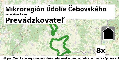 prevádzkovateľ v Mikroregión Údolie Čebovského potoka