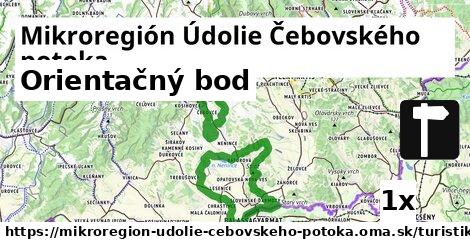 Orientačný bod, Mikroregión Údolie Čebovského potoka