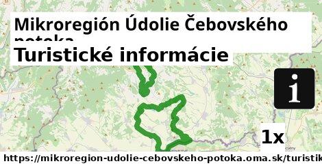 Turistické informácie, Mikroregión Údolie Čebovského potoka