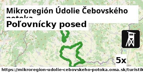 Poľovnícky posed, Mikroregión Údolie Čebovského potoka