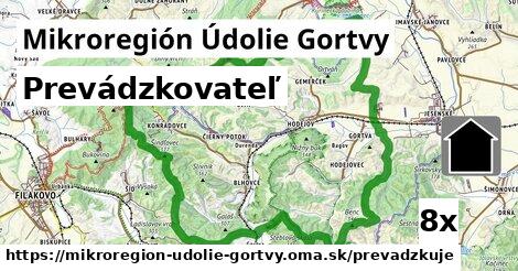 prevádzkovateľ v Mikroregión Údolie Gortvy