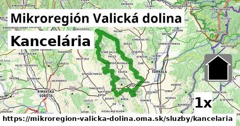 Kancelária, Mikroregión Valická dolina