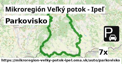 Parkovisko, Mikroregión Veľký potok - Ipeľ