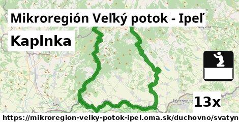 Kaplnka, Mikroregión Veľký potok - Ipeľ