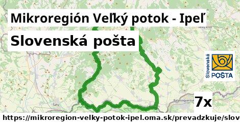 Slovenská pošta, Mikroregión Veľký potok - Ipeľ
