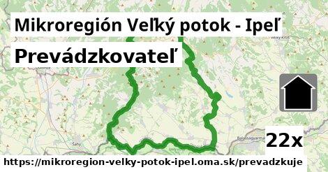 prevádzkovateľ v Mikroregión Veľký potok - Ipeľ