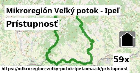 prístupnosť v Mikroregión Veľký potok - Ipeľ