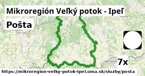 Pošta, Mikroregión Veľký potok - Ipeľ