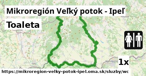 toaleta v Mikroregión Veľký potok - Ipeľ