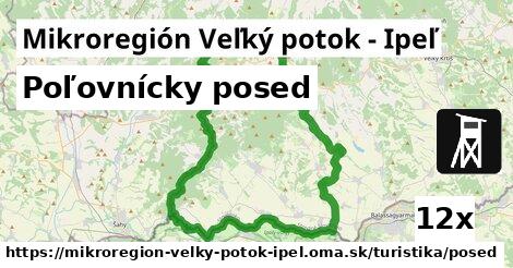 Poľovnícky posed, Mikroregión Veľký potok - Ipeľ