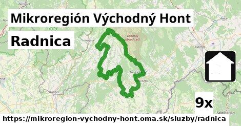 Radnica, Mikroregión Východný Hont