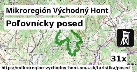 Poľovnícky posed, Mikroregión Východný Hont