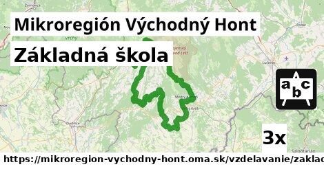 Základná škola, Mikroregión Východný Hont