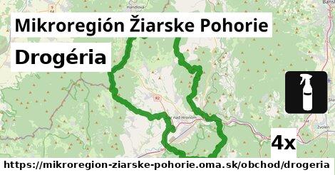 Drogéria, Mikroregión Žiarske Pohorie