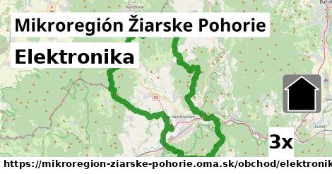 Elektronika, Mikroregión Žiarske Pohorie