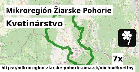 Kvetinárstvo, Mikroregión Žiarske Pohorie