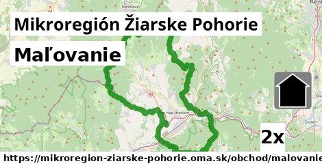 Maľovanie, Mikroregión Žiarske Pohorie