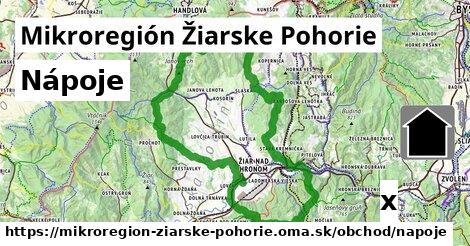 Nápoje, Mikroregión Žiarske Pohorie