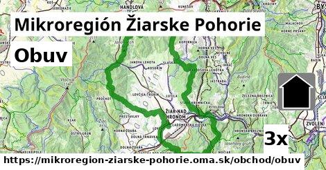 Obuv, Mikroregión Žiarske Pohorie