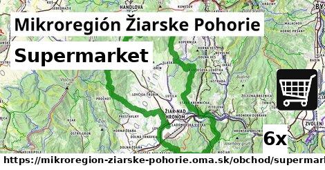 Supermarket, Mikroregión Žiarske Pohorie