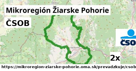 ČSOB, Mikroregión Žiarske Pohorie