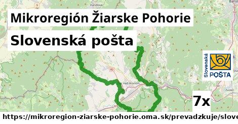 Slovenská pošta, Mikroregión Žiarske Pohorie
