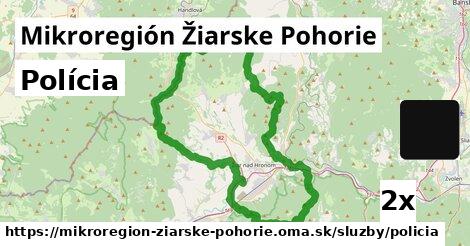 Polícia, Mikroregión Žiarske Pohorie